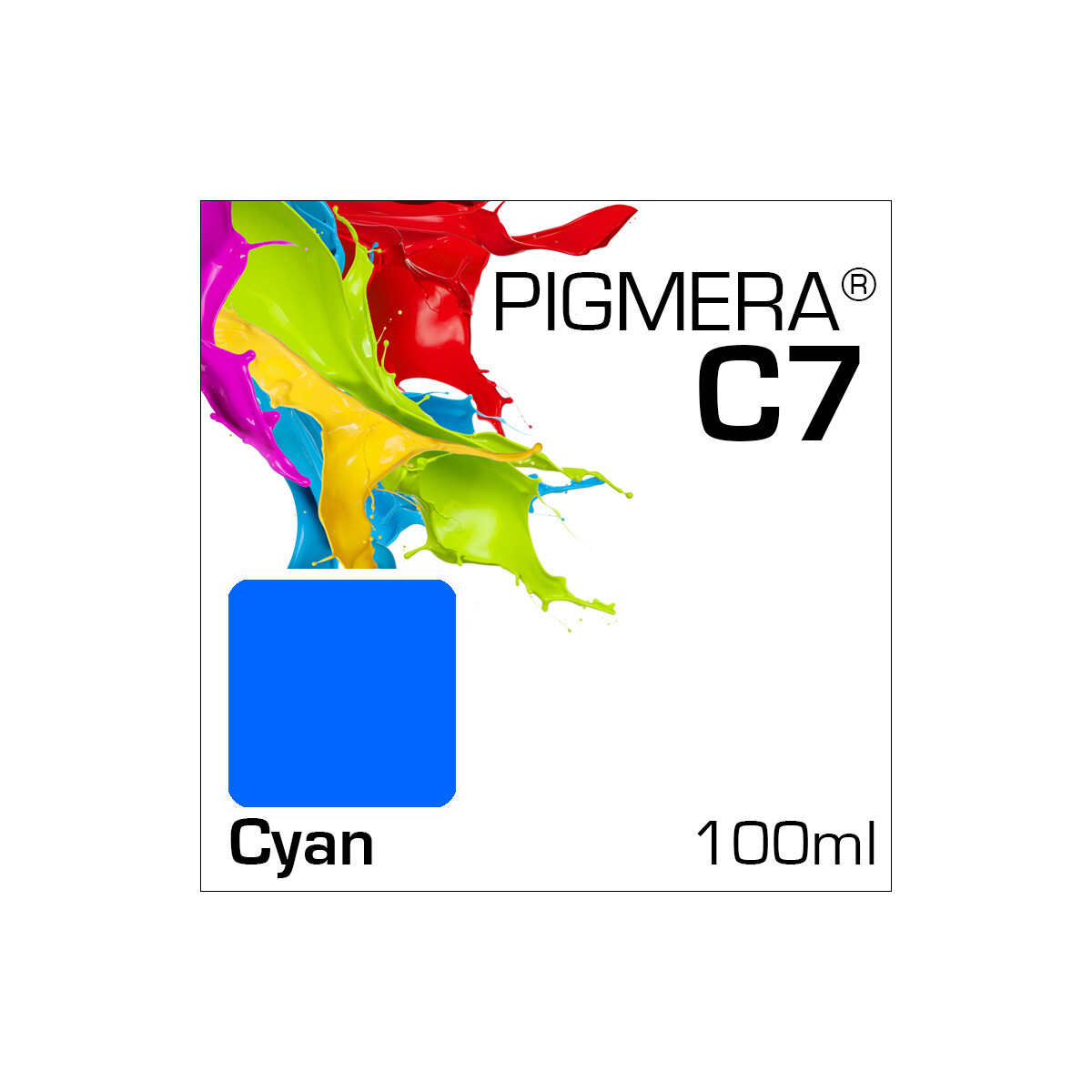 Pigmera C7 Bottle 100ml Cyan (Abverkauf)