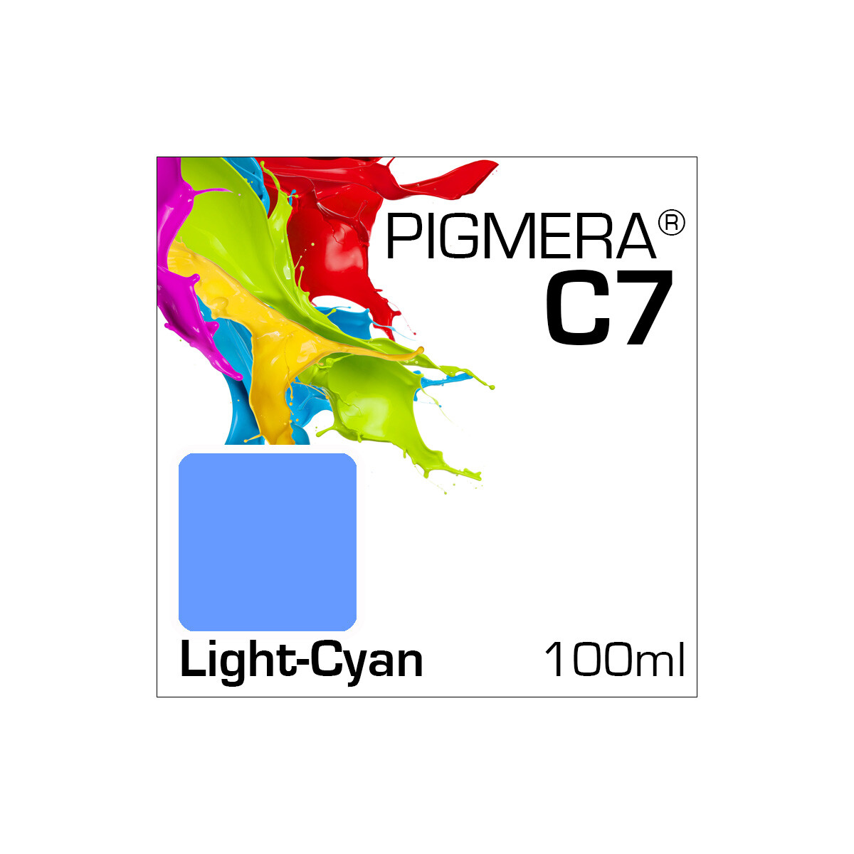 Pigmera C7 Flasche 100ml Light-Cyan (Abverkauf)