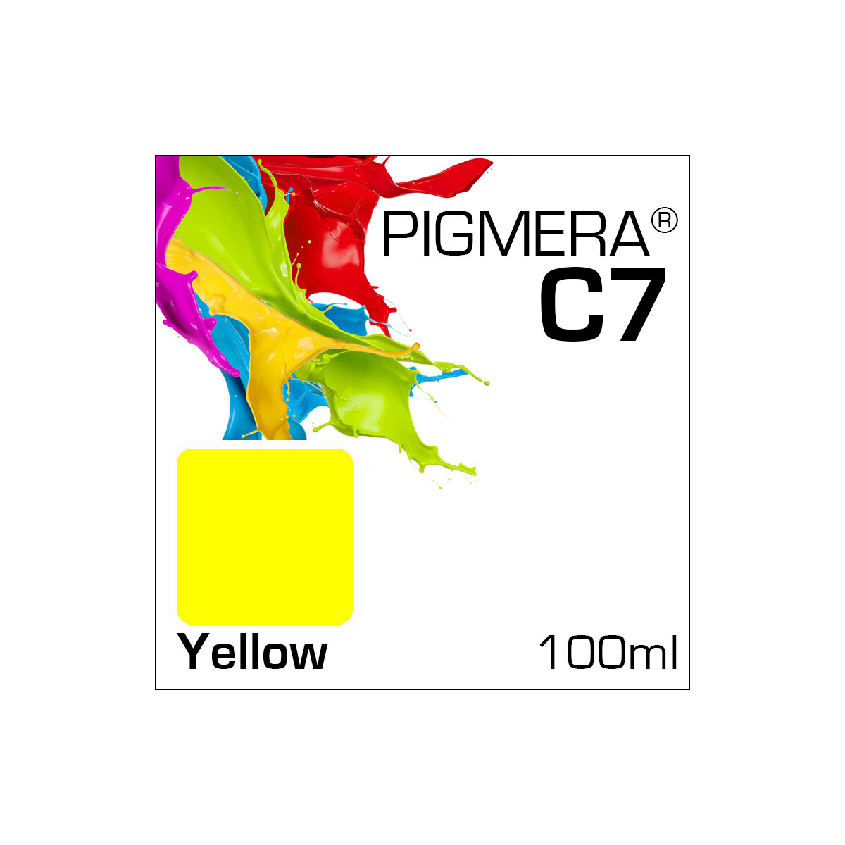 Pigmera C7 Flasche 100ml Yellow (Abverkauf)