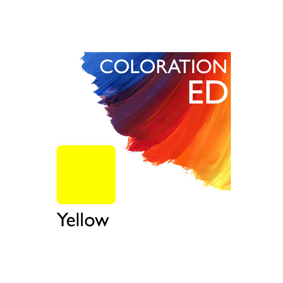 Coloration ED Flasche Yellow