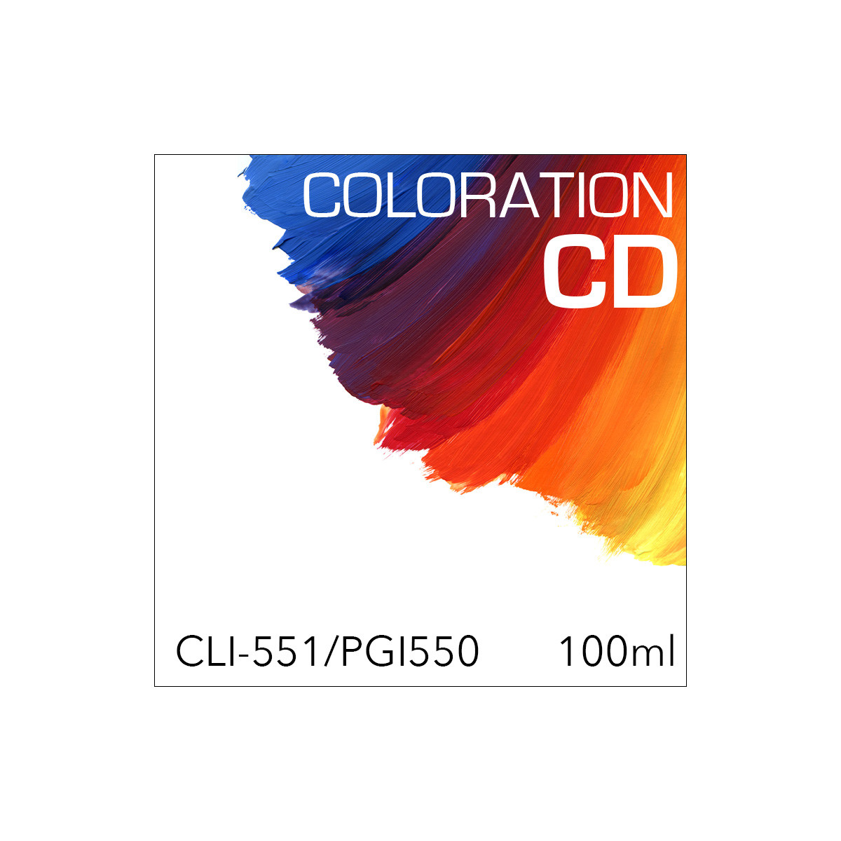 Coloration CD Flasche CLI-551 / PGI-550 100ml