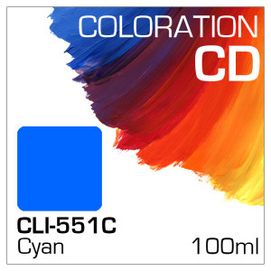 Coloration CD Flasche 100ml CLI-551C Cyan