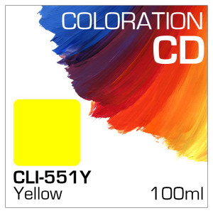 Coloration CD Flasche 100ml CLI-551Y Yellow