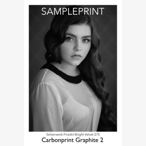 Musterdruck - Carbonprint Graphite Neutral