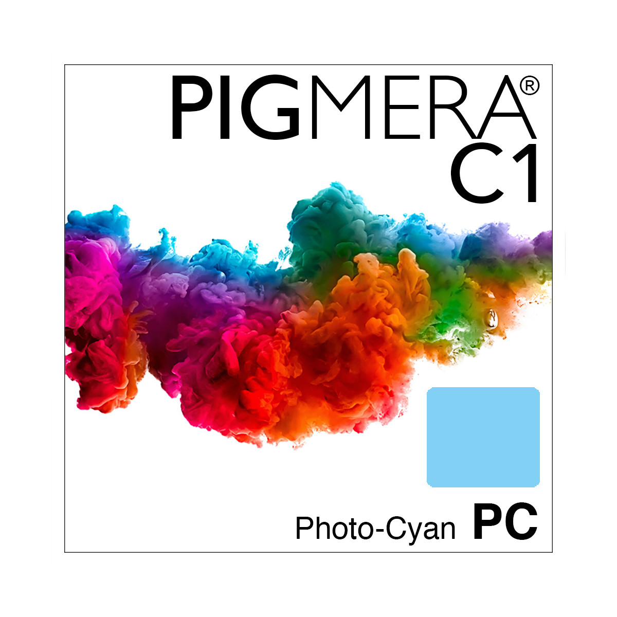 farbenwerk Pigmera C1 Flasche Photo-Cyan