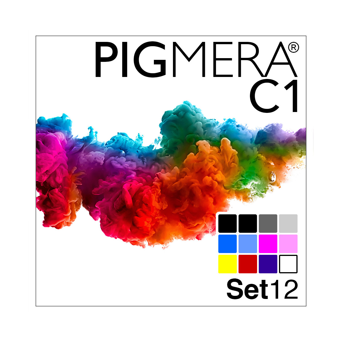 farbenwerk Pigmera C1 12-Flaschen-Set