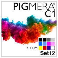 farbenwerk Pigmera C1 12-Flaschen-Set 1000ml