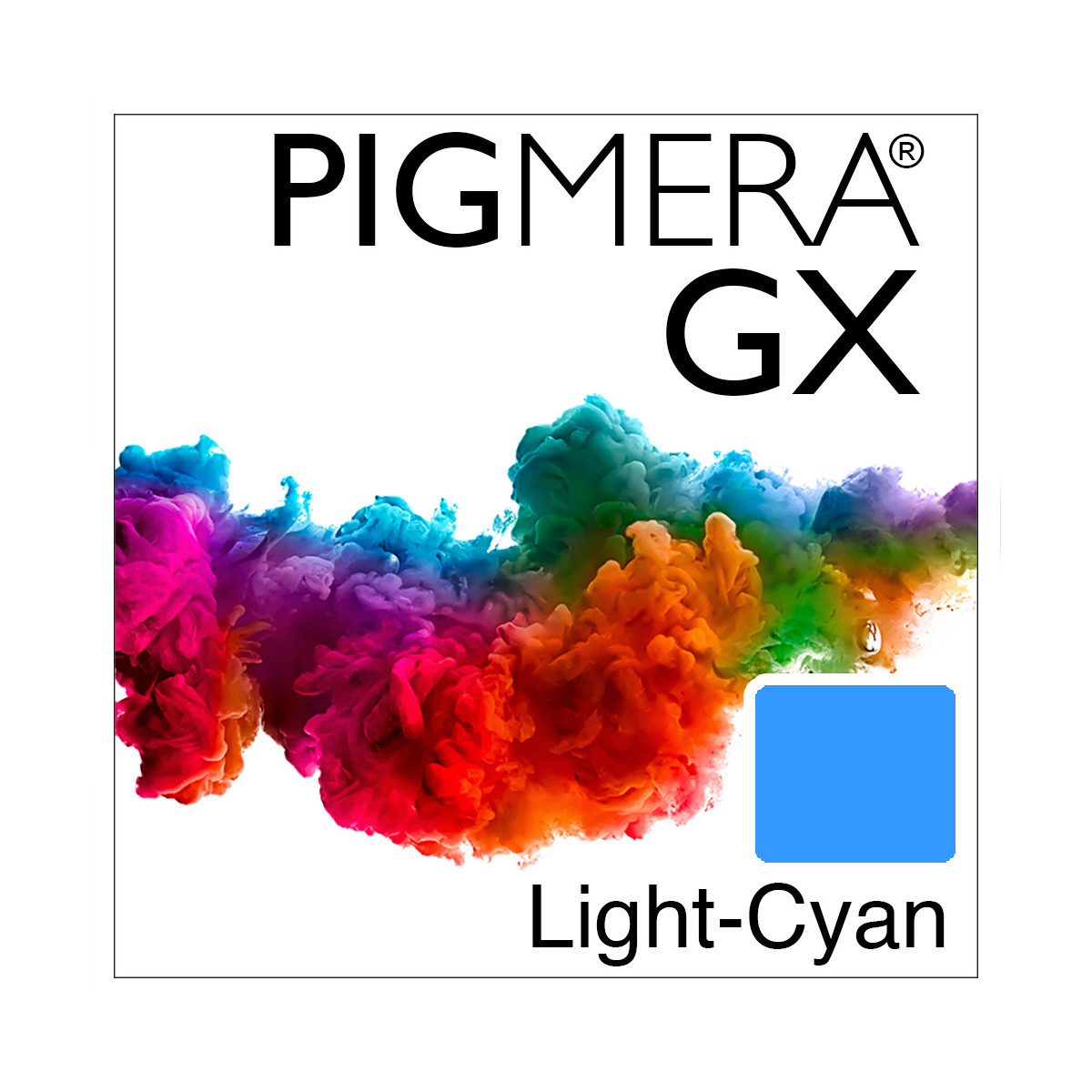 farbenwerk Pigmera GX Flasche Light-Cyan