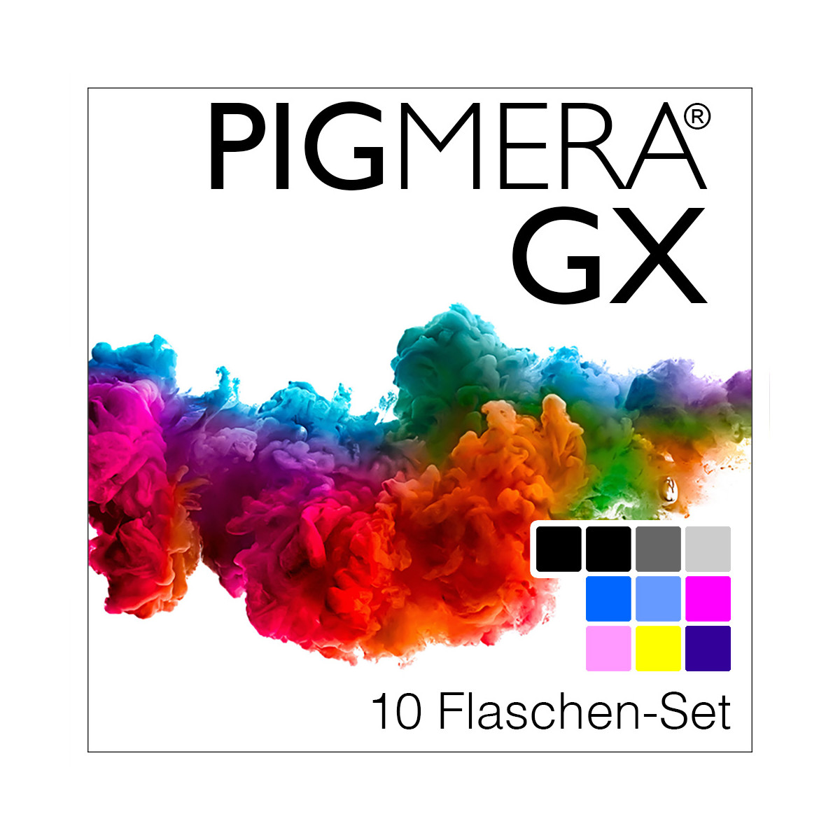 farbenwerk Pigmera GX 10-Flaschen-Set