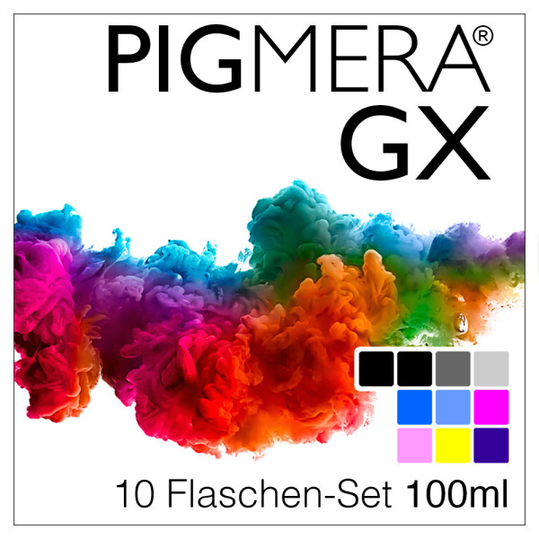 farbenwerk Pigmera GX 10-Flaschen-Set 100ml