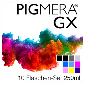 farbenwerk Pigmera GX 10-Flaschen-Set 250ml