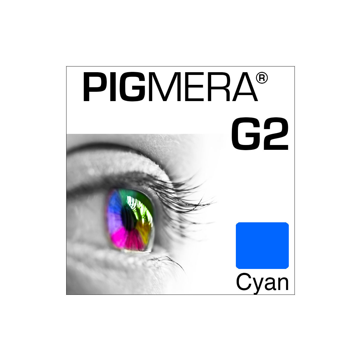 farbenwerk Pigmera G2 Flasche Cyan