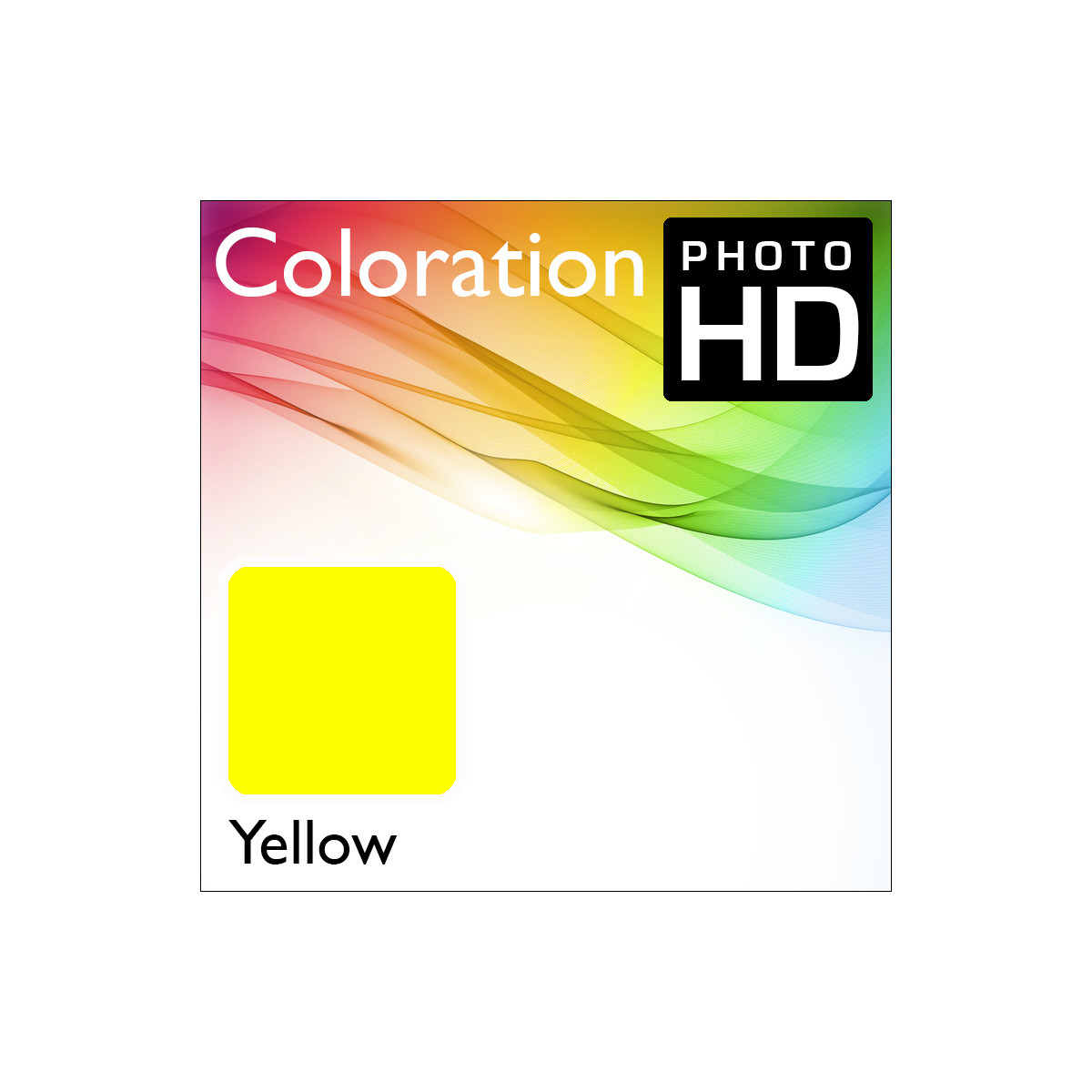 Coloration PhotoHD Flasche Yellow