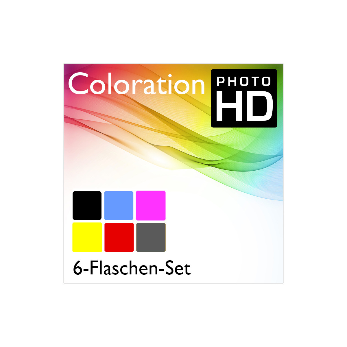 Coloration PhotoHD 6-Flaschen-Set (mit R,GY)