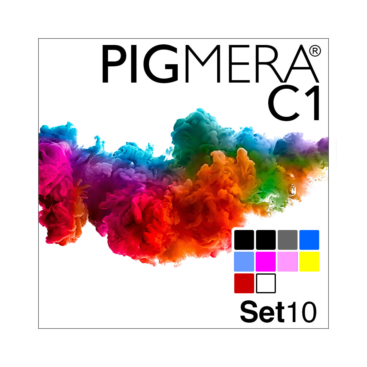 farbenwerk Pigmera C1 10-Flaschen-Set