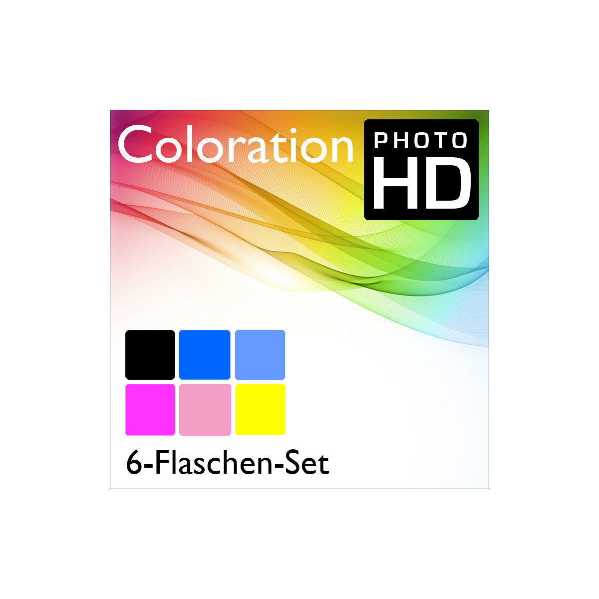 Coloration PhotoHD 6-Flaschen-Set (mit LC, LM)