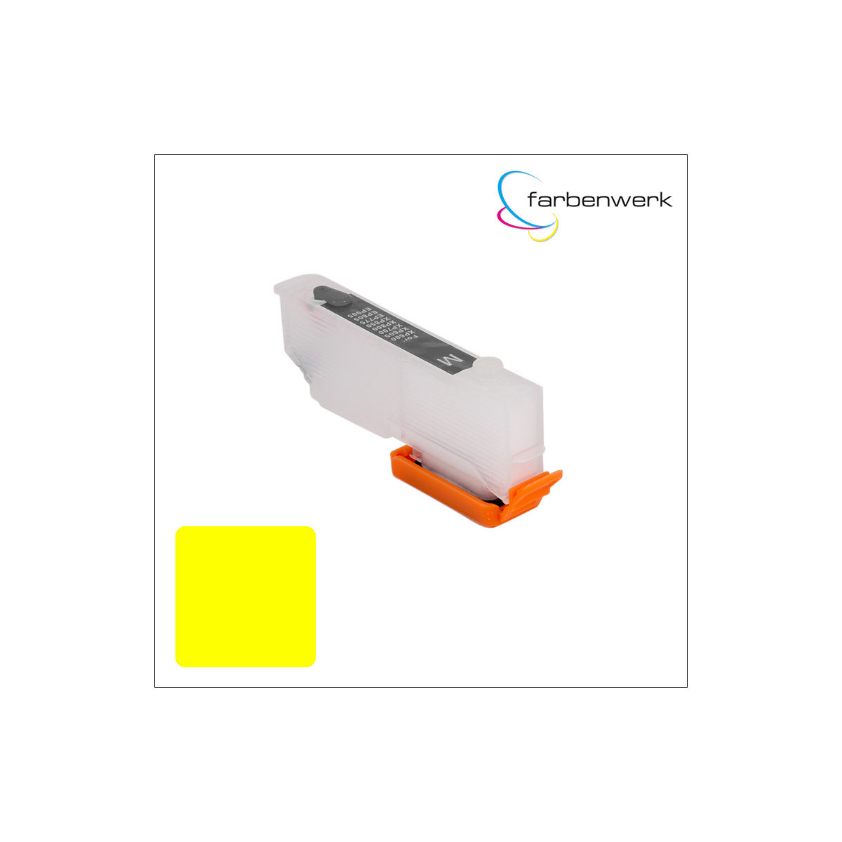 RCS Refillable Cartridge T2434 ARC Yellow