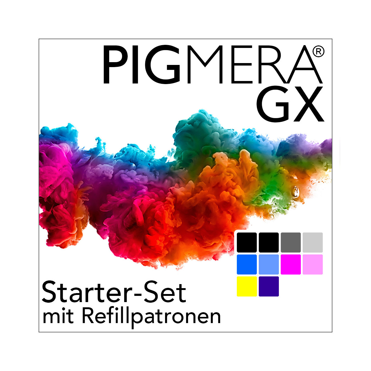 Starter-Set mit Refillpatronen - Pigmera GX SC-P900 (ohne...