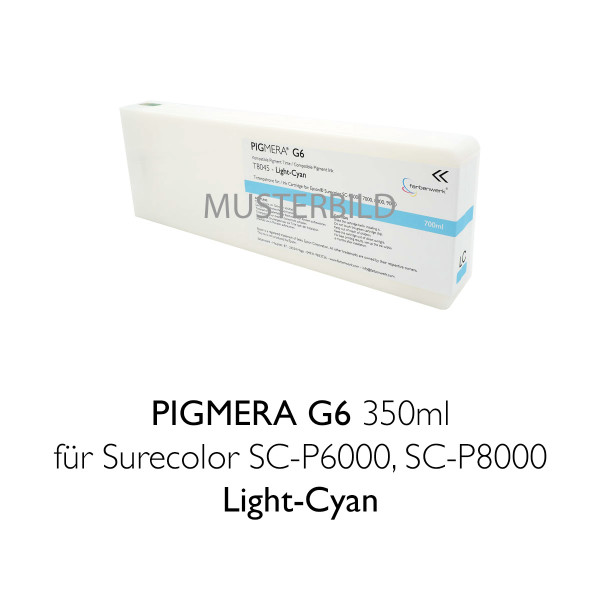 Compatible Ink Cartridge Pigmera G6 350ml T8245 Light-Cyan