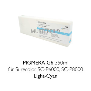 Kompatible Tintenpatrone Pigmera G6 350ml T8245 Light-Cyan