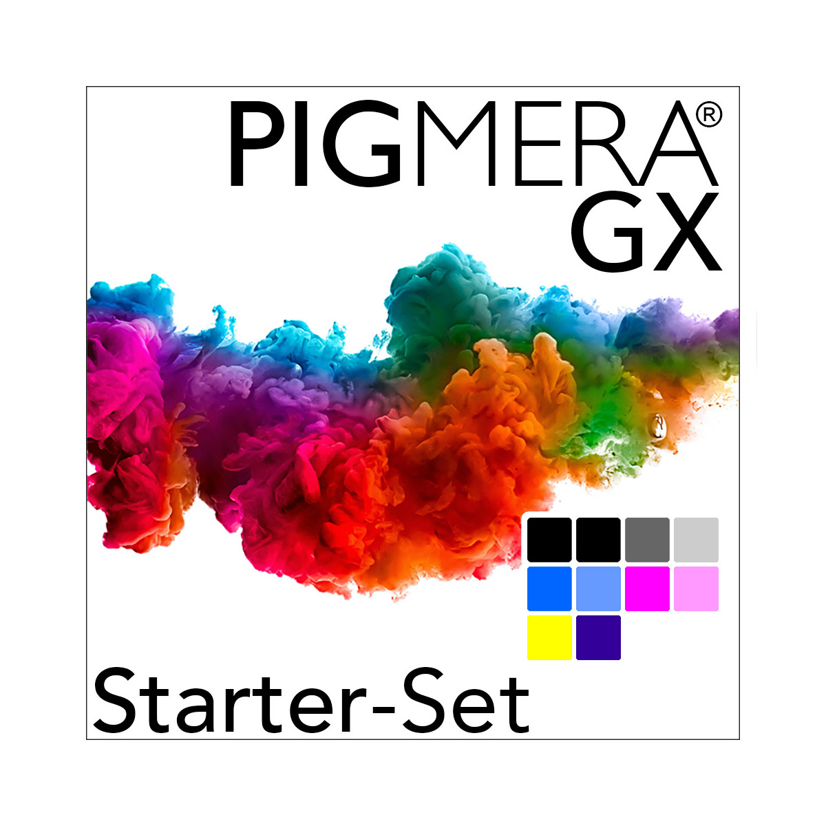 Starter-Set mit Refillpatronen - Pigmera GX SC-P700 (ohne...