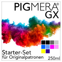 Starter-Set für Originalpatronen - Pigmera GX SC-P900 250ml