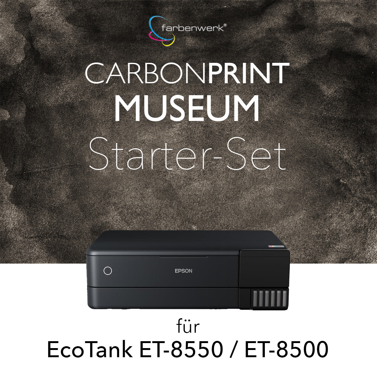 Starter-Set Carbonprint Museum für EcoTank ET-8500,...