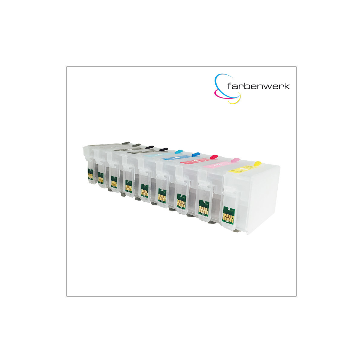 Refillcartridge-Set T7601-T7609 with Autoreset-Chip