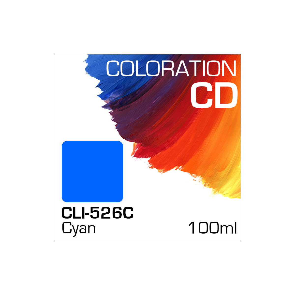 Coloration CD Flasche 100ml CLI-526C Cyan