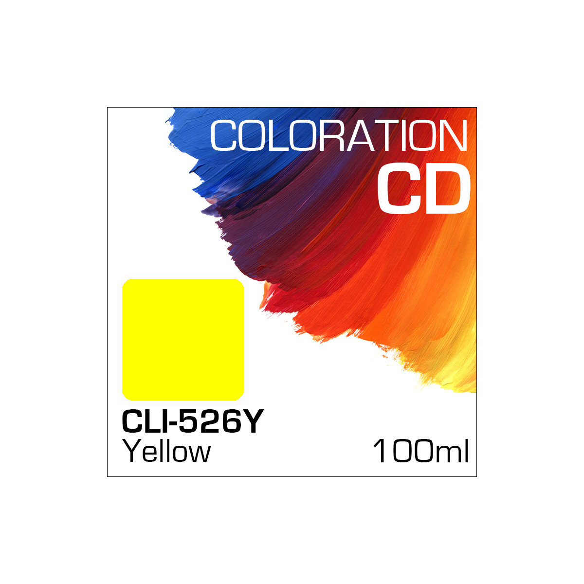 Coloration CD Flasche 100ml CLI-526Y Yellow