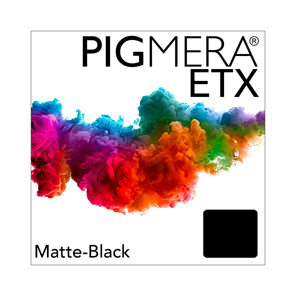 Pigmera ETX (Pigment) Flasche Matte-Black