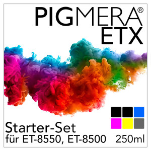 Pigmera ETX (Pigment) Starter-Set ET-8550, ET-8500 250ml