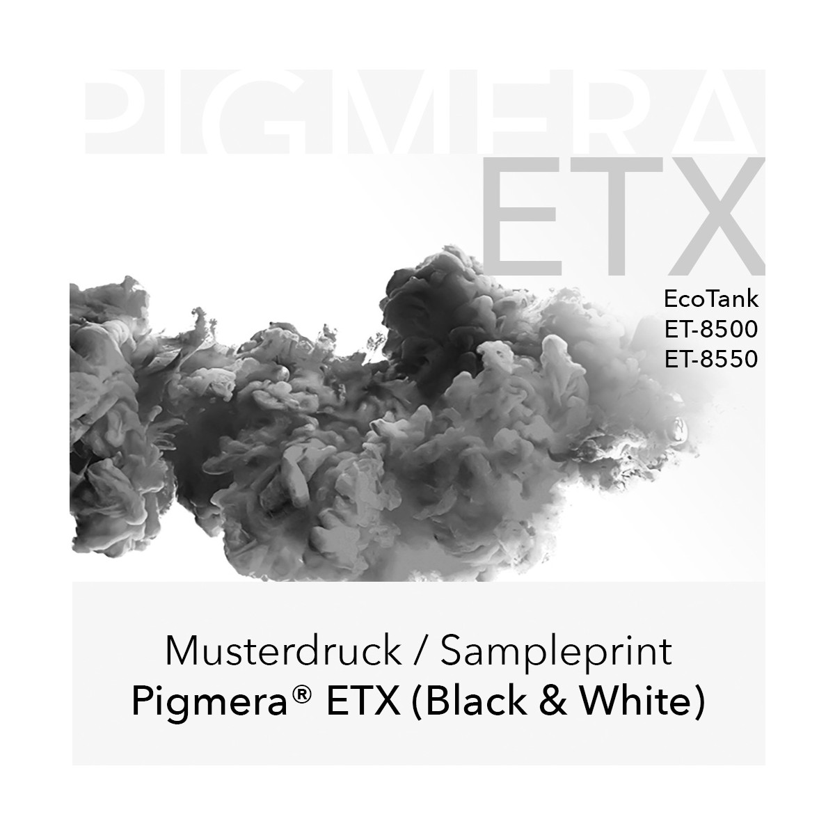 Musterdruck - Pigmera ETX für EcoTank (FineArt Black...