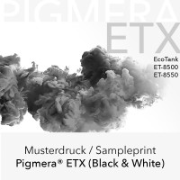 Musterdruck - Pigmera ETX für EcoTank (FineArt Schwarzweiß)