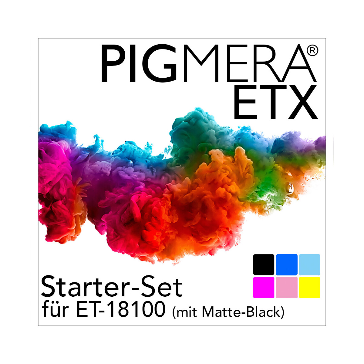 Pigmera ETX (Pigment) Starter-Set ET-18100 with Matte-Black