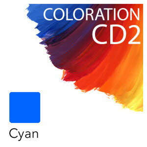 Coloration CD2 Flasche Cyan