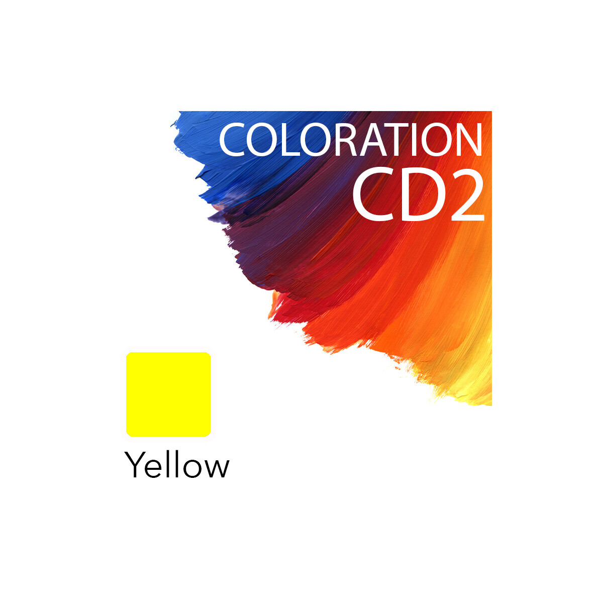 Coloration CD2 Flasche Yellow