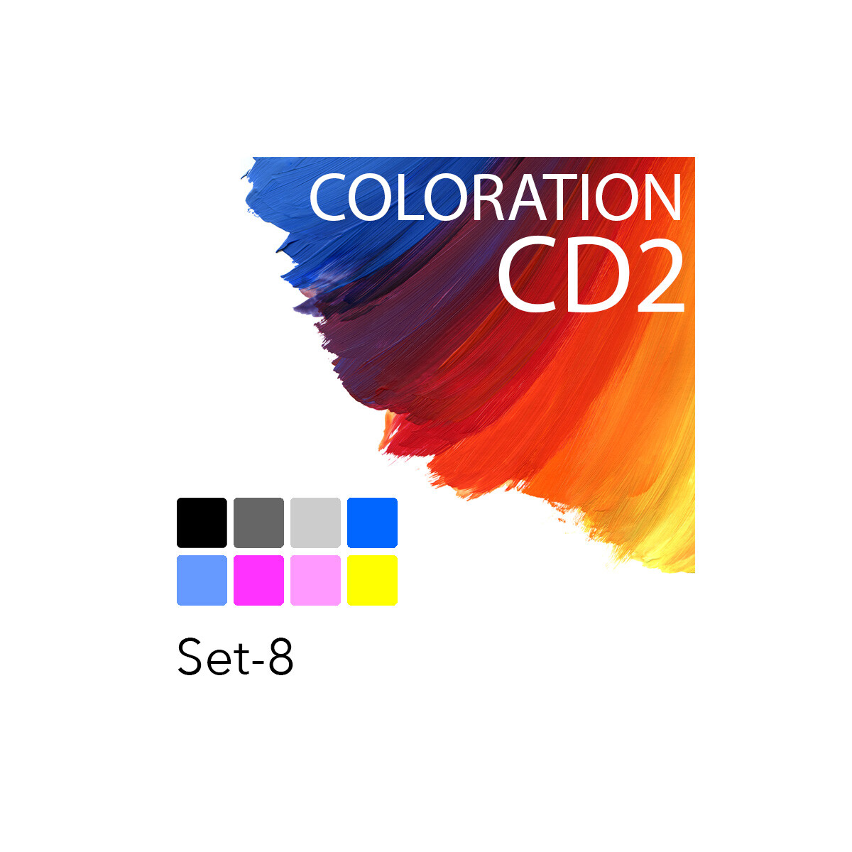 Coloration CD2 8-Flaschen-Set