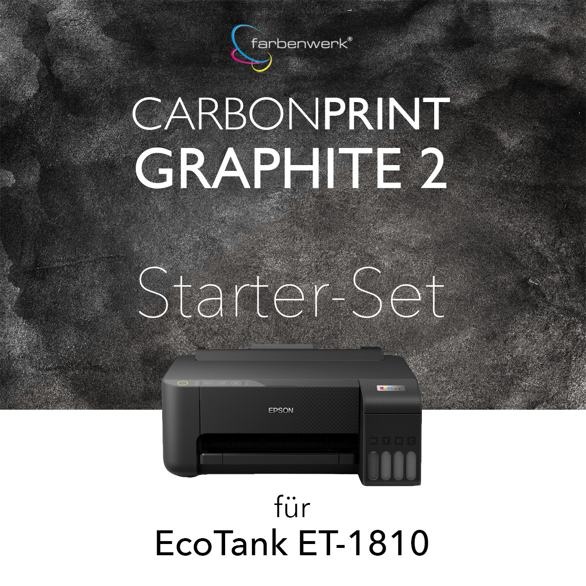 Starter-Set Carbonprint Graphite 2 für EcoTank ET-1810