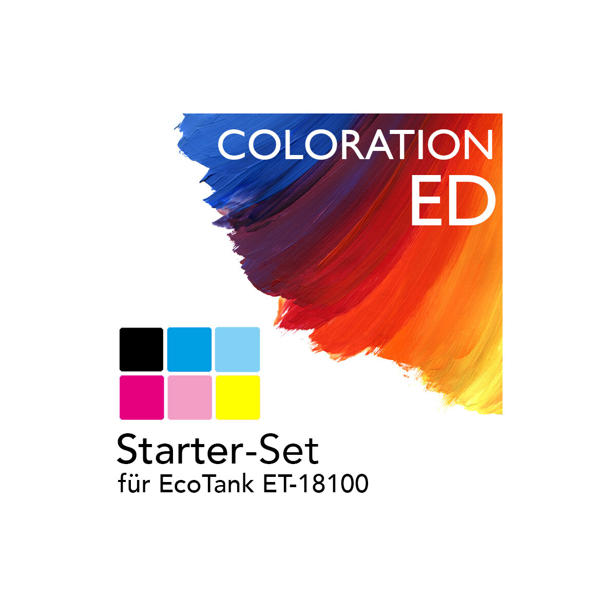 Starter-Set Coloration ED EcoTank ET-18100