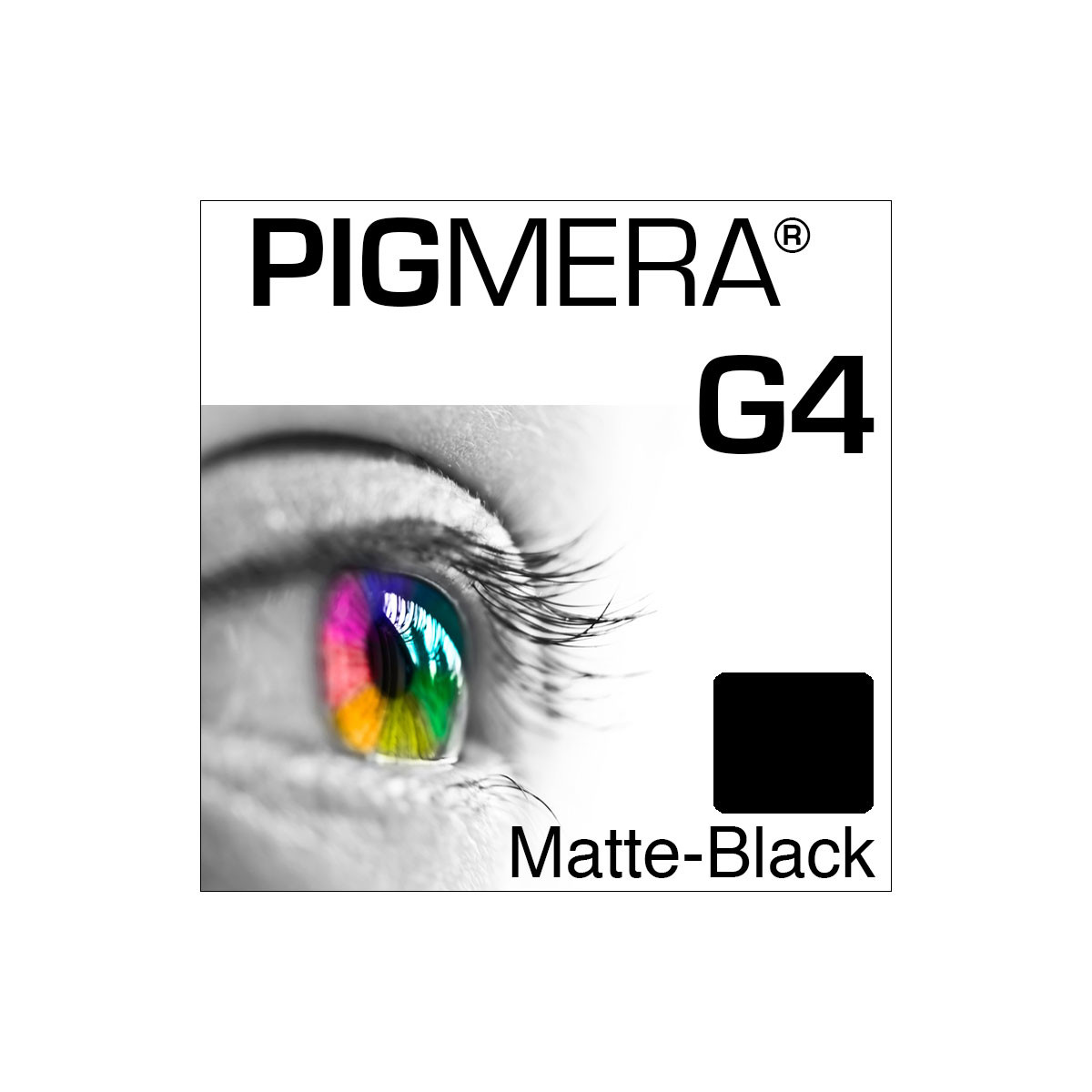 farbenwerk Pigmera G4 Flasche Matte-Black