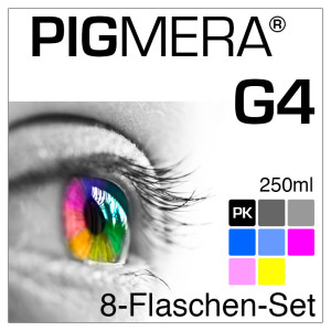 farbenwerk Pigmera G4 8-Flaschen-Set mit PK 250ml