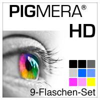 farbenwerk Pigmera HD 9-Flaschen-Set