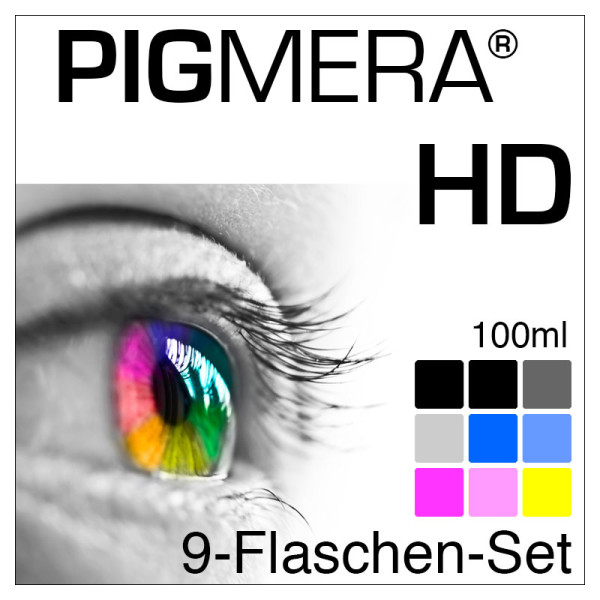 farbenwerk Pigmera HD 9-Flaschen-Set 100ml