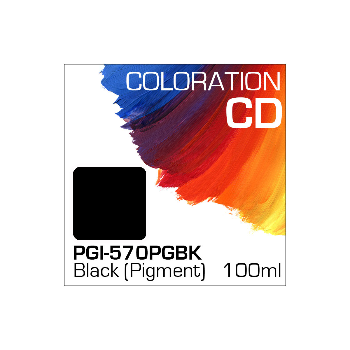 Coloration CD Flasche 100ml PGI-570 Pigment-Black