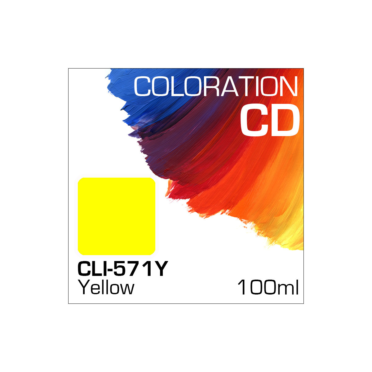 Coloration CD Flasche 100ml CLI-571Y Yellow
