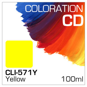 Coloration CD Flasche 100ml CLI-571Y Yellow