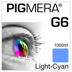 farbenwerk Pigmera G6 Flasche Light-Cyan 1000ml