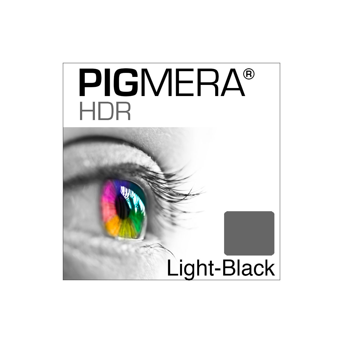 farbenwerk Pigmera HDR Flasche Light-Black