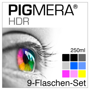 farbenwerk Pigmera HDR 9-Bottle-Set 250ml